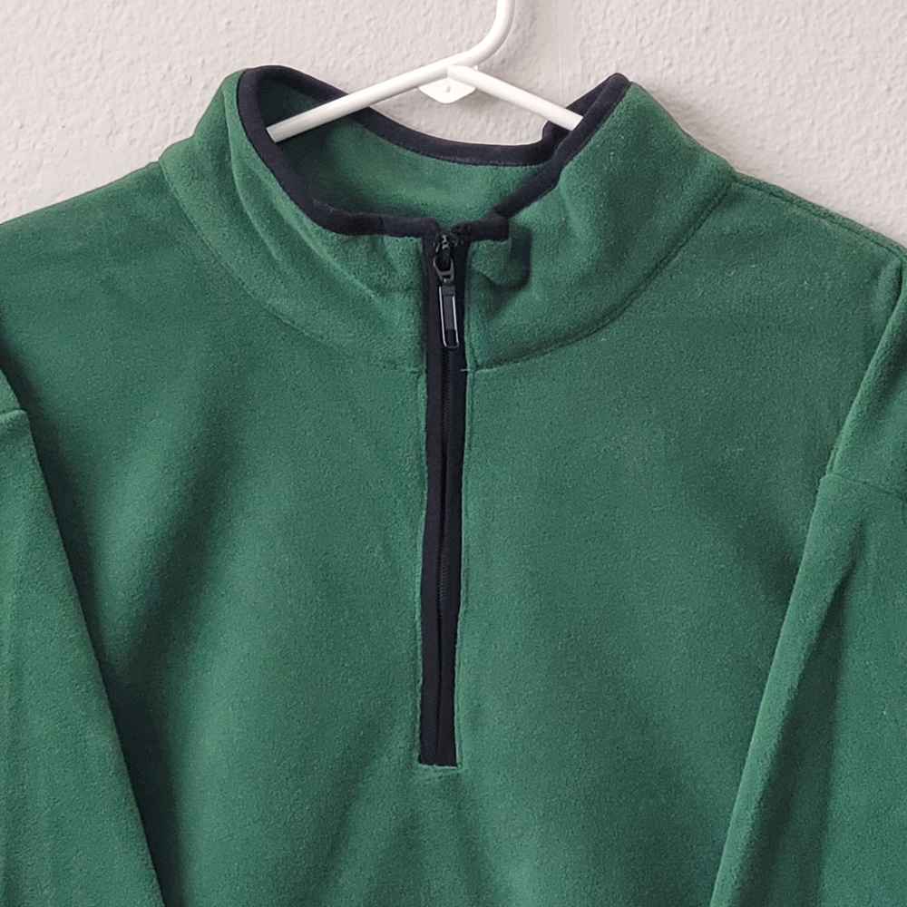 NEW Athletech Men's Zip-Up Sweater - Forest Green Size XL - Picture 2 of 9
